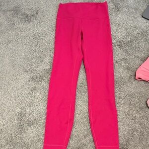 lululemon athletica Bold Pink Leggings